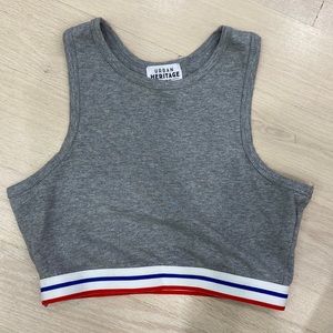 Racerback Crop Top Tank - Medium
